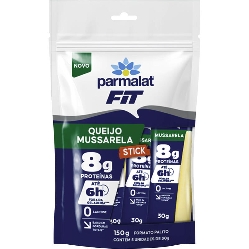 Queijo Mussarela Parmalat Fit Stick 150g