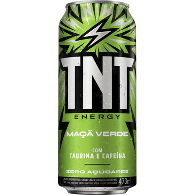 Energético TNT Maçã Verde Zero Açúcar 473ml