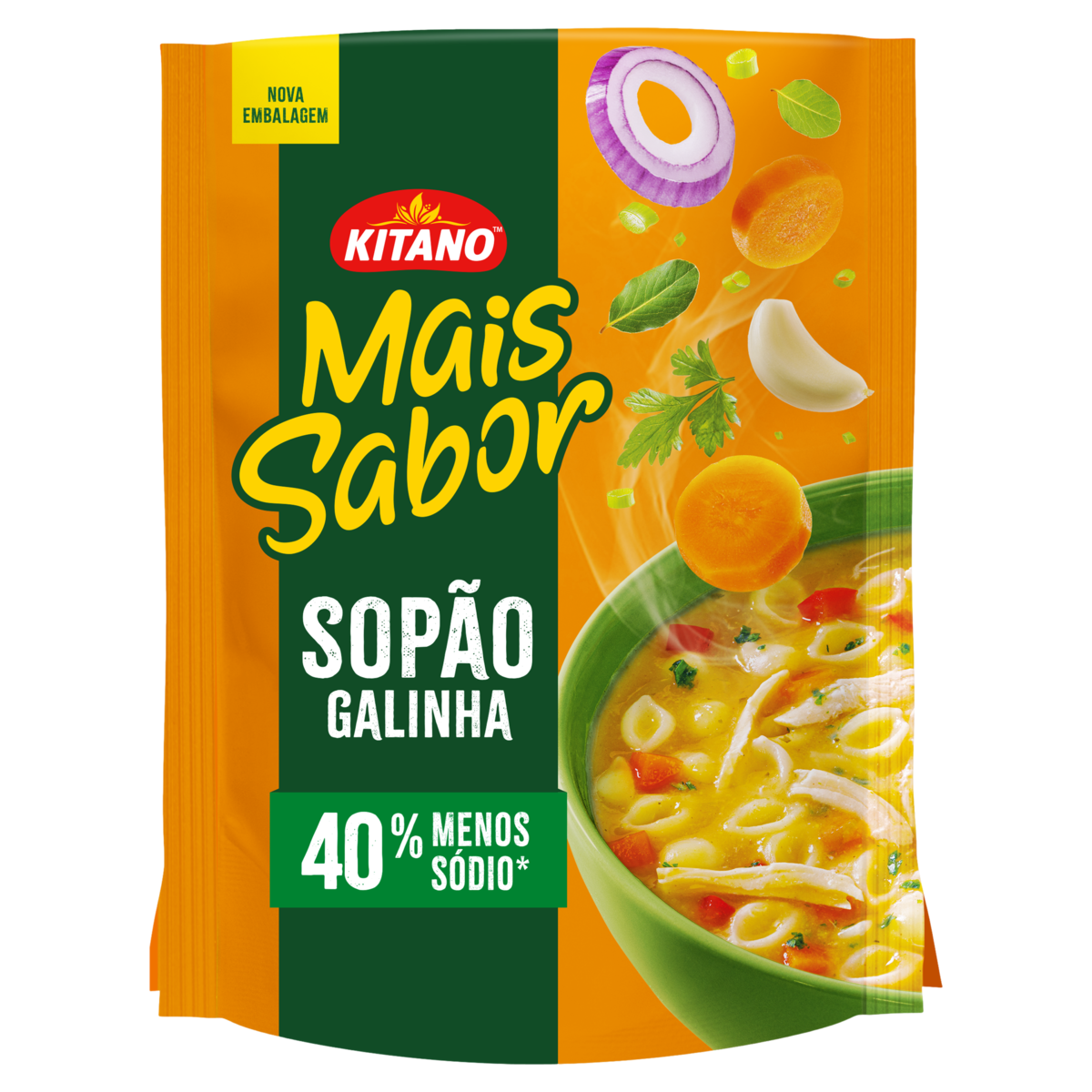 Sopão de Galinha com Macarrão KITANO Pacote 196g