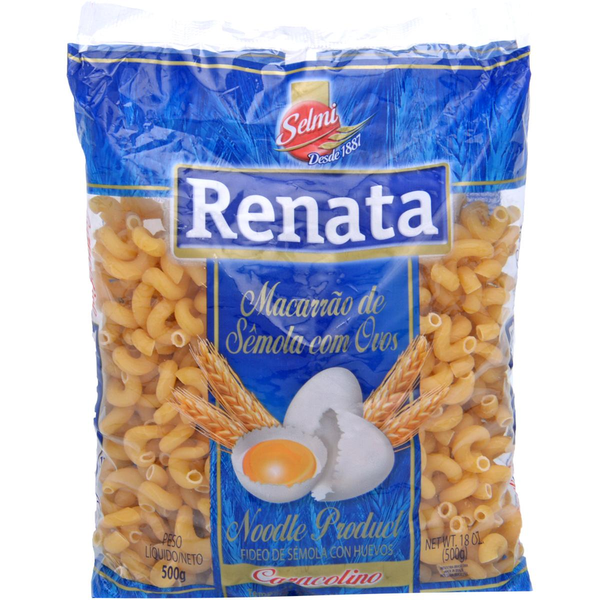 Massa com Ovos Renata 500g - Caracolino