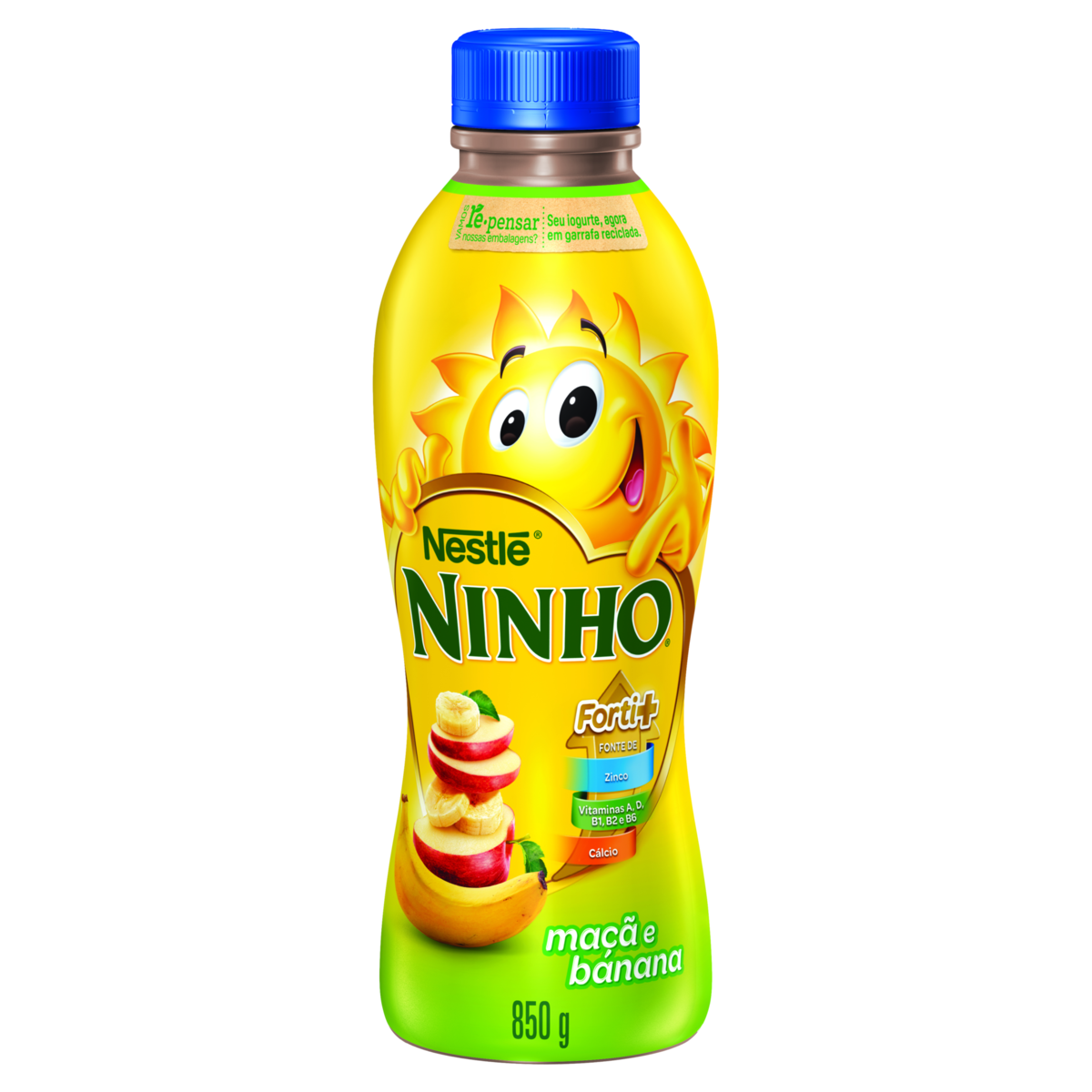Iogurte Nestlé Ninho Maça E Banana 850g