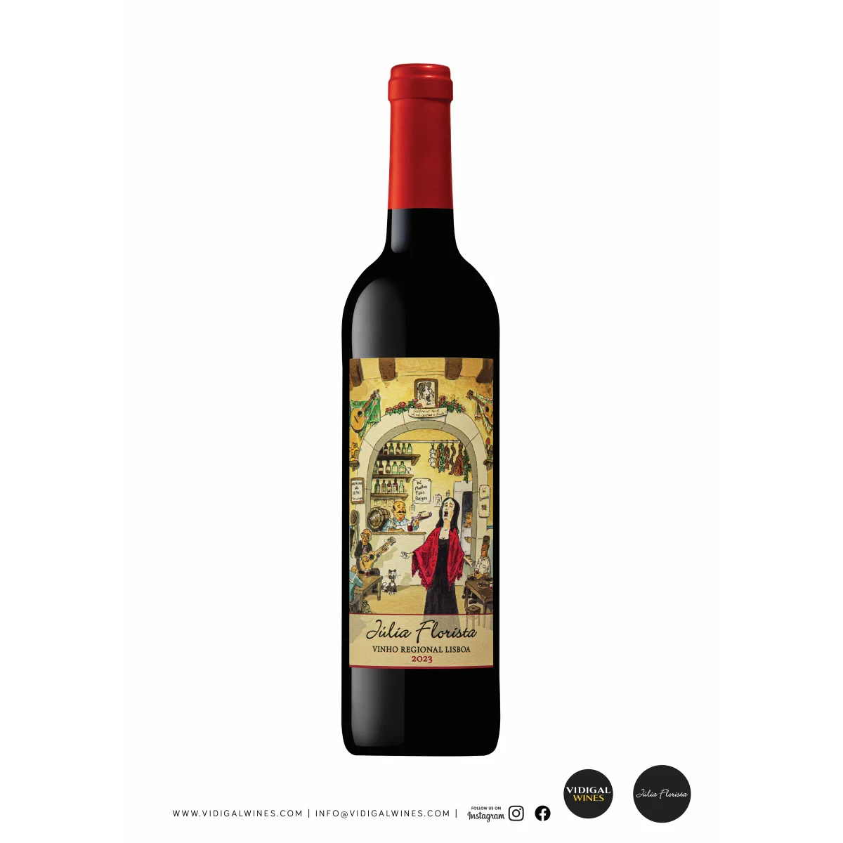 Vinho Tinto Portugues Julio Florista 750ml