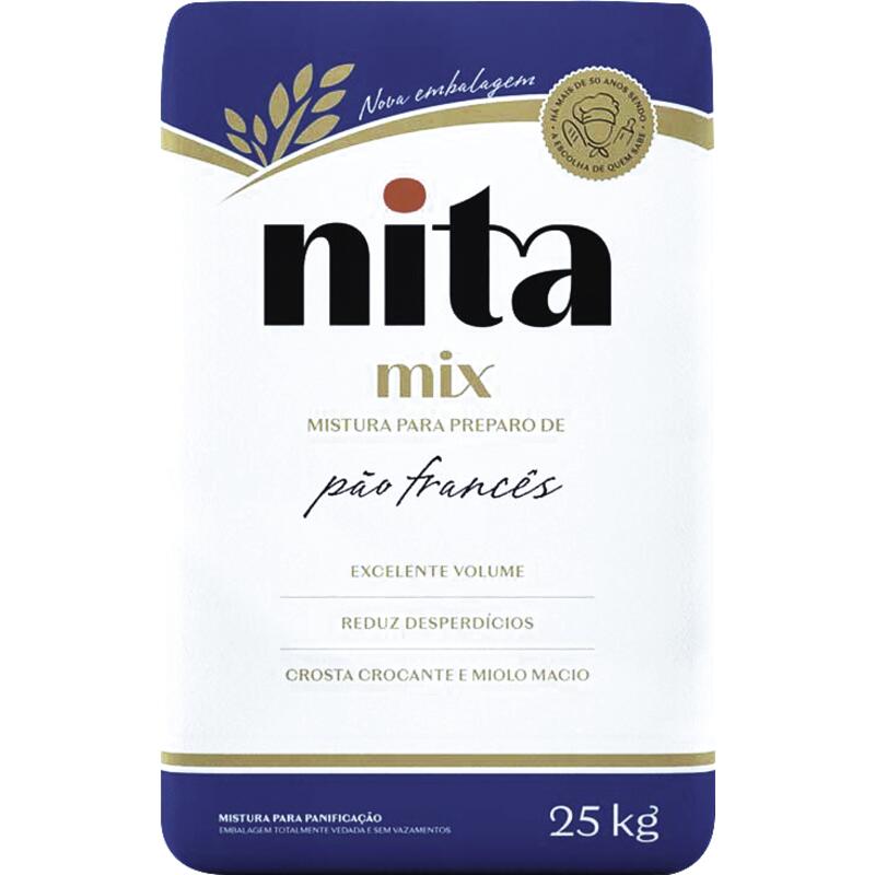 Mistura para Pão Francês Nita Mix 25kg