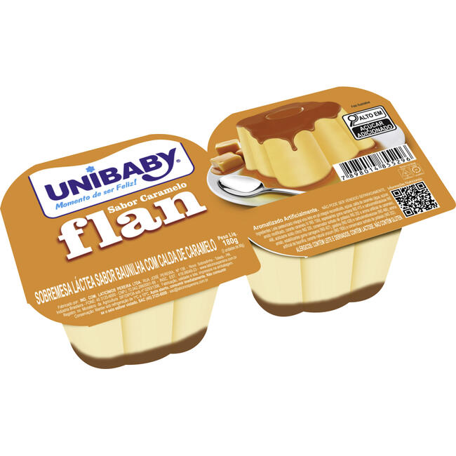 Sobremesa Láctea Unibaby Flan Caramelo 180g