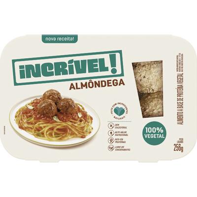 Almôndega Incrível! 100% Vegetal 256g