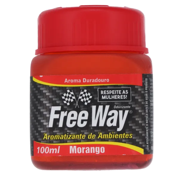 Aromatizante Free Way 100ml - Morango
