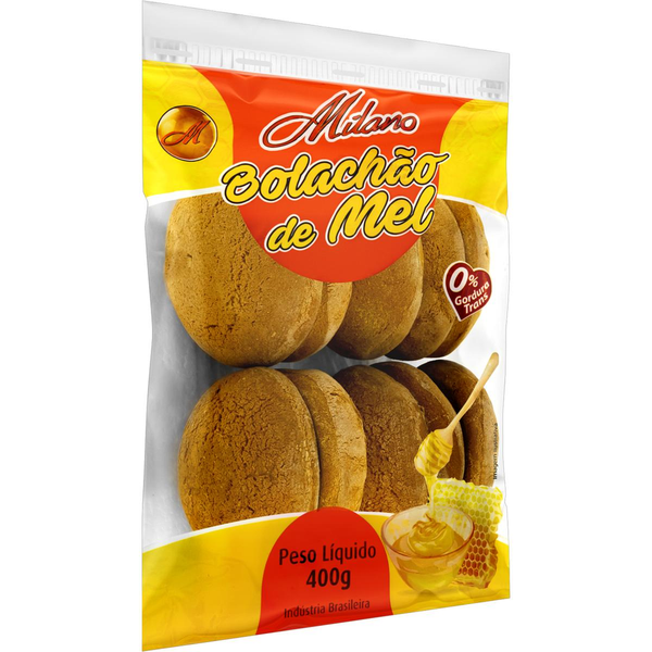 Bolachão de Mel Milano 400g - Tradicional