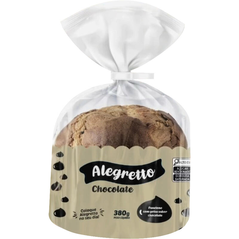 Panetone Alegretto Chocolate 380g