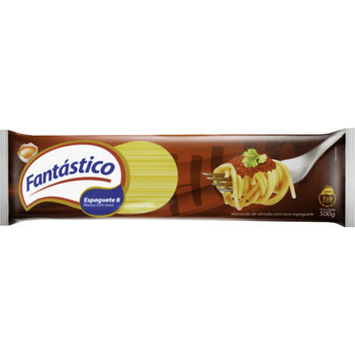 Macarrão com Ovos Fantástico Espaguete 500g