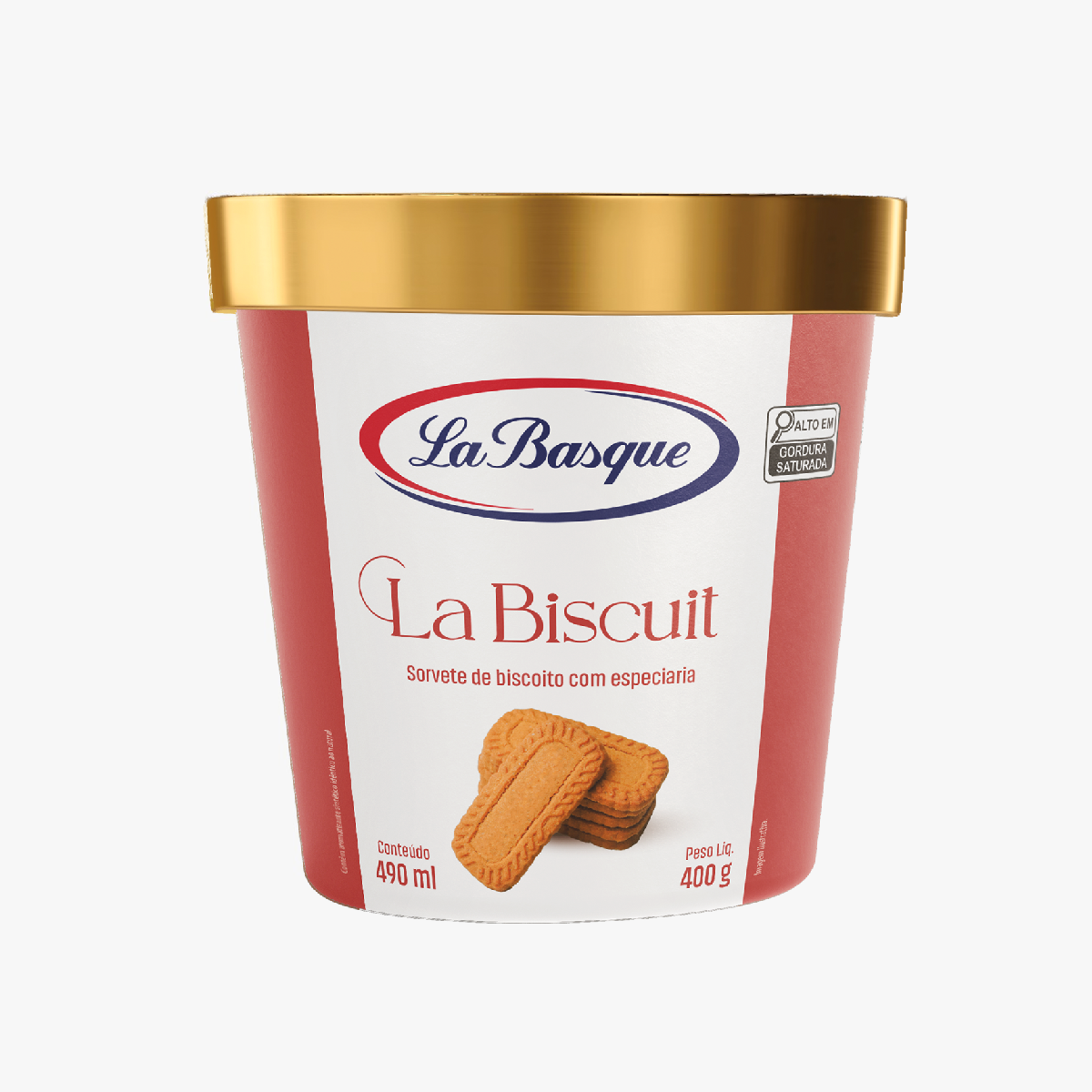 Sorvete La Biscuit La Basque 490Ml