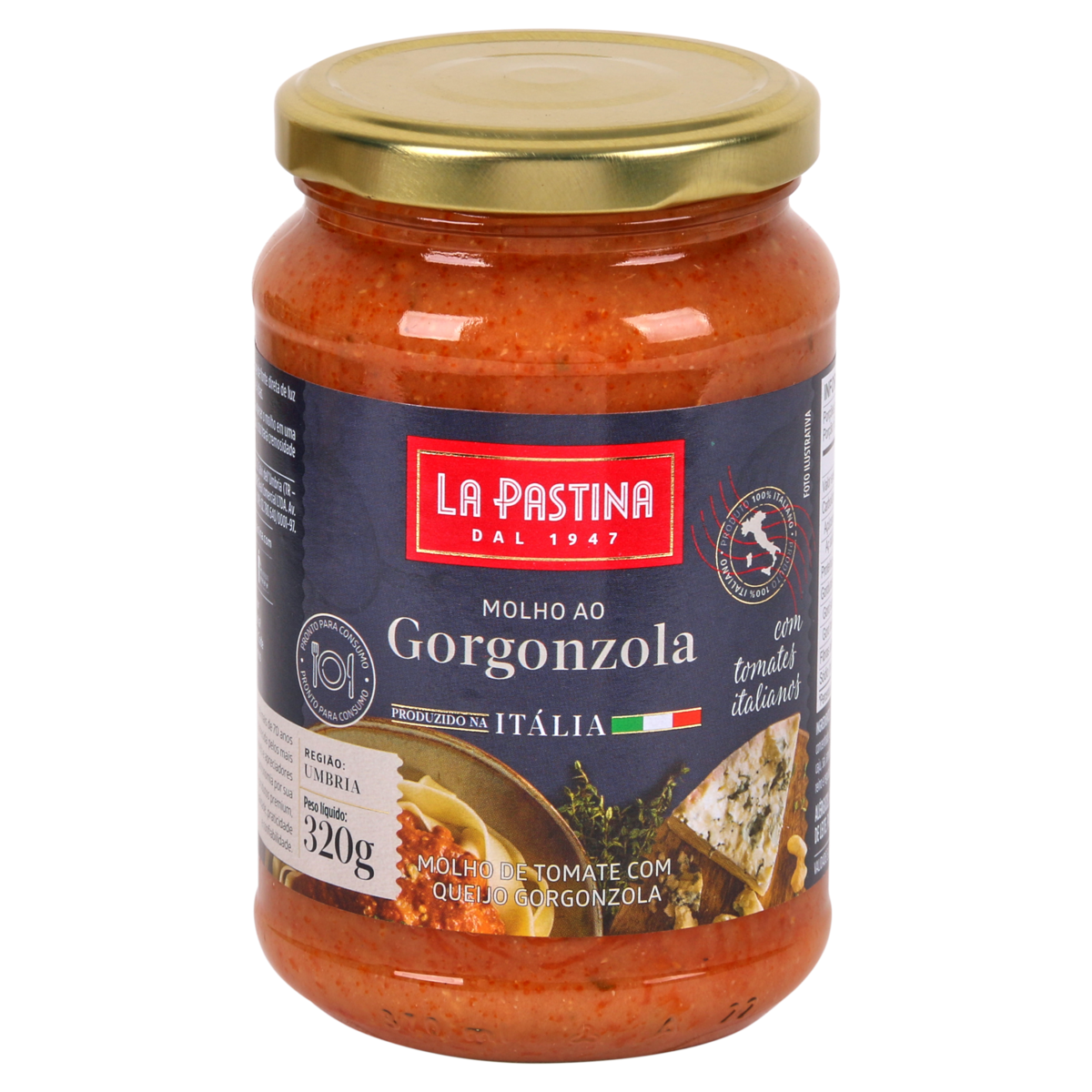 Molho Italiano Gorgonzola La Pastina 320g
