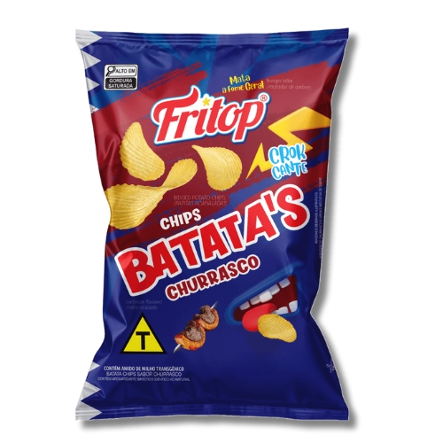 Batata Chips Fritop Churrasco 130g