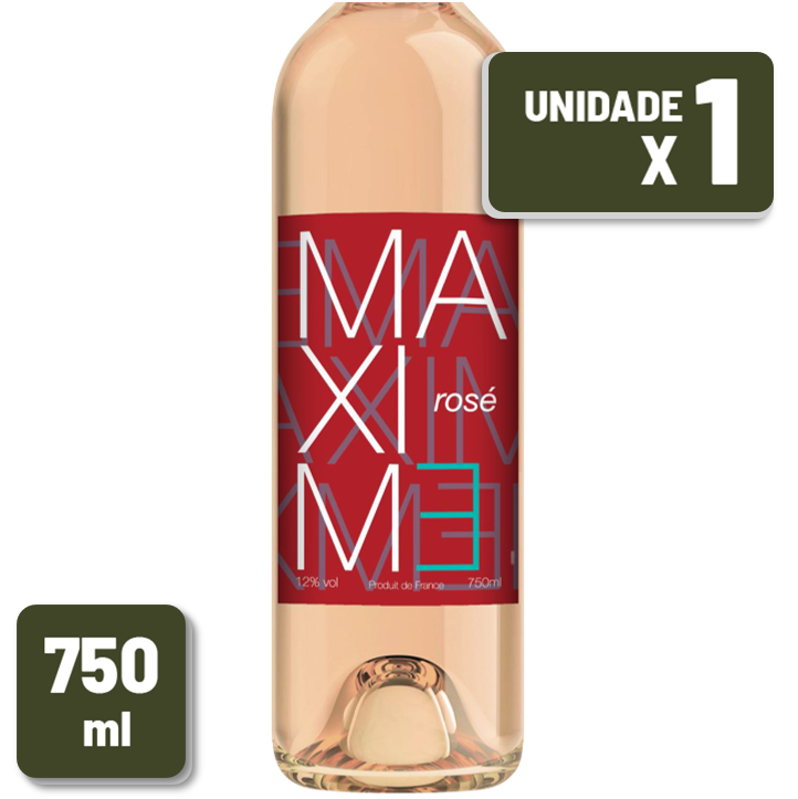 Vinho Maxime Rosé Garrafa Vidro 750ml
