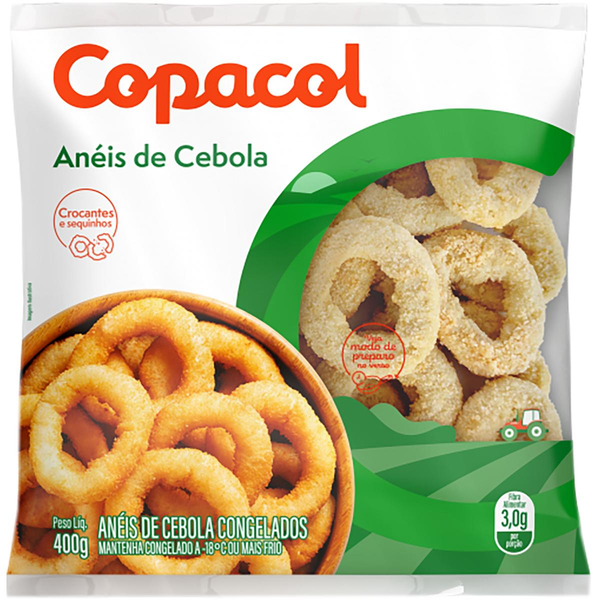 Cebola COPACOL em Anéis Congelada 400g