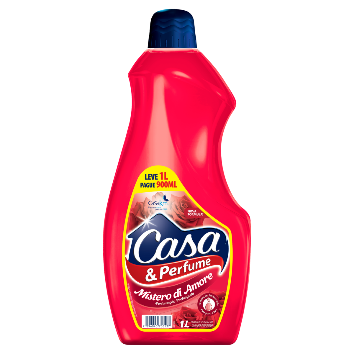 Limpador Perfumado Mistero di Amore Casa & Perfume Frasco Leve 1l Pague 900ml