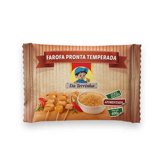 Farofa Temperada Apimentada Da Terrinha 400g