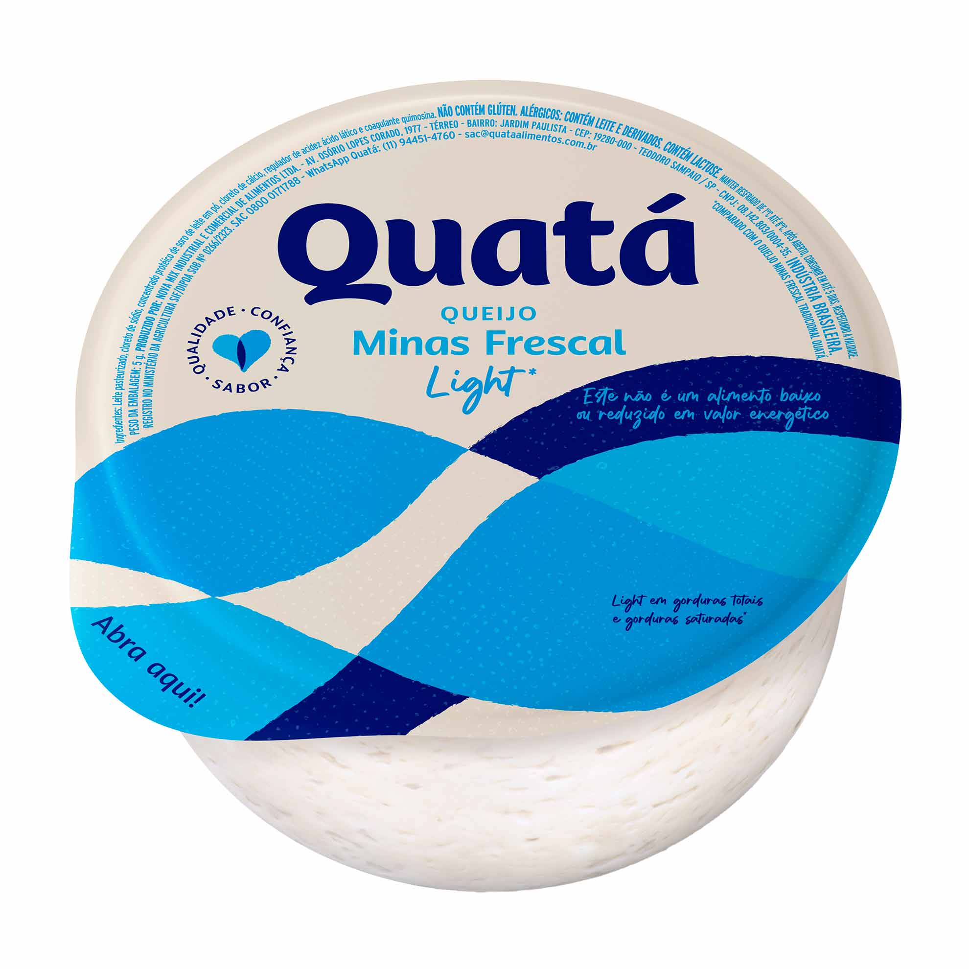 Queijo Minas Frescal Light Quatá