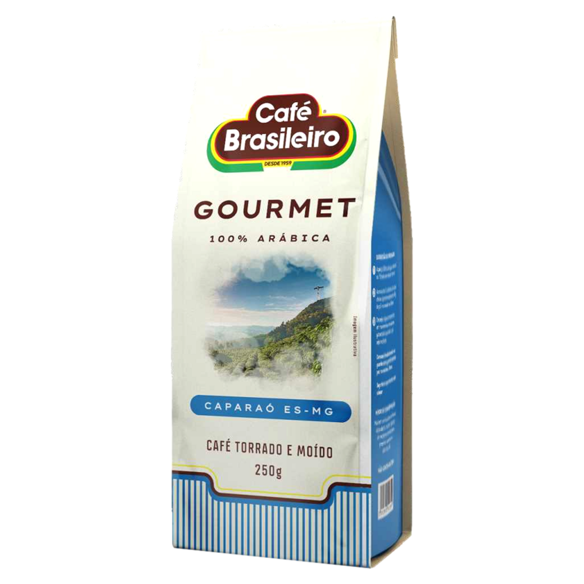 Café Torrado e Moído Caparaó ES-MG Café Brasileiro Gourmet Pacote 250g