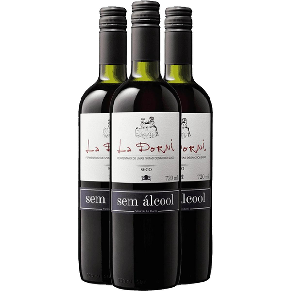 Vinho Tinto Brasileiro Fermentado LA DORNI sem Álcool 720ml