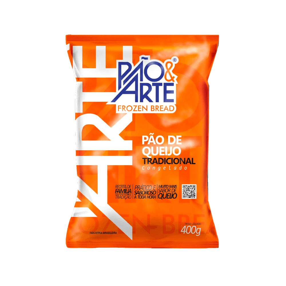 Pão de Queijo Congelado Pão & Arte Tradicional 400g