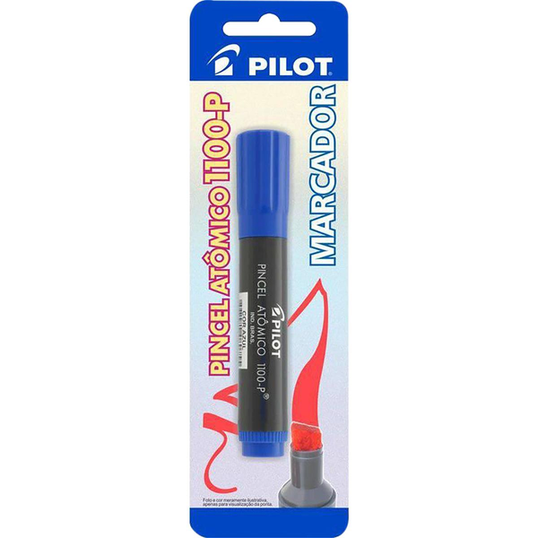 Pincel Atômico Pilot 1100-P Azul - Com 1 Pincel