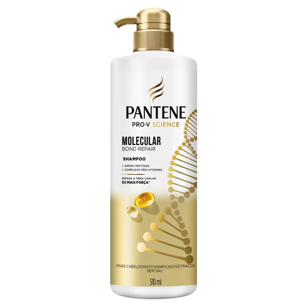 Shampoo Pantene Molecular Bond Repair Frasco 510ml Pump