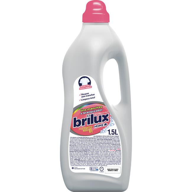 Tira Manchas Líquido Brilux Home Sem Cloro 1,5L