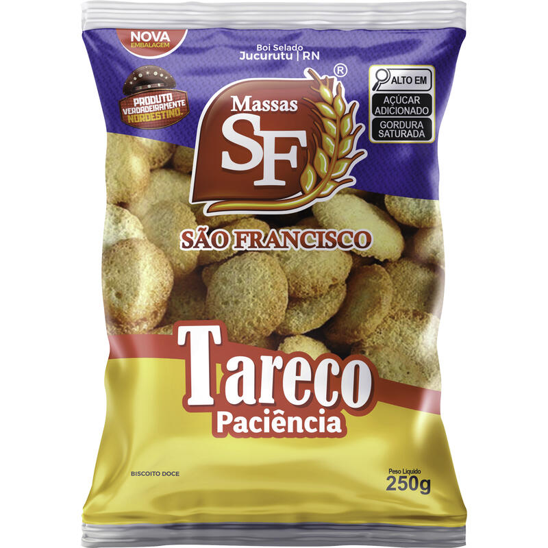 Biscoito Tareco São Francisco Paciência 250g