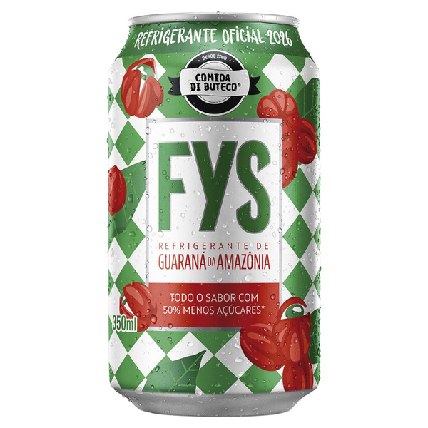 Refrigerante FYS Guaraná 350ml