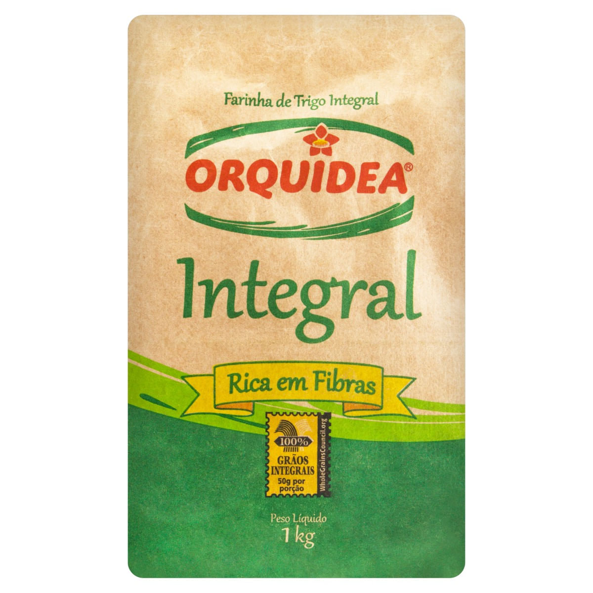 Farinha de Trigo ORQUÍDEA Integral 1kg