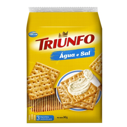 Biscoito Triunfo Água e Sal 345g