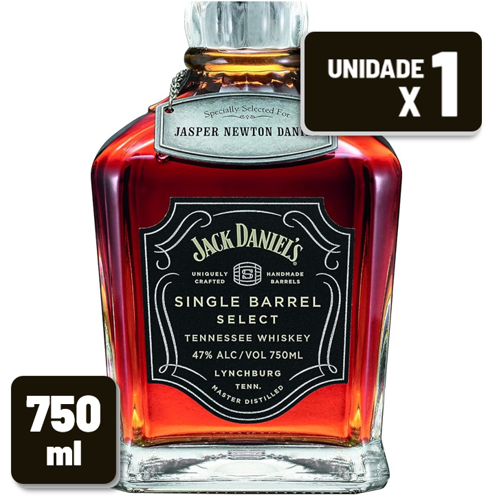 Whisky Jack Daniels Single Barrel Garrafa Vidro 750ml