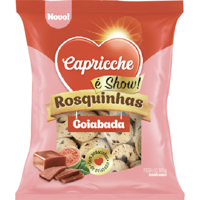 Biscoito Rosquinha Capricche Goiabada 300g