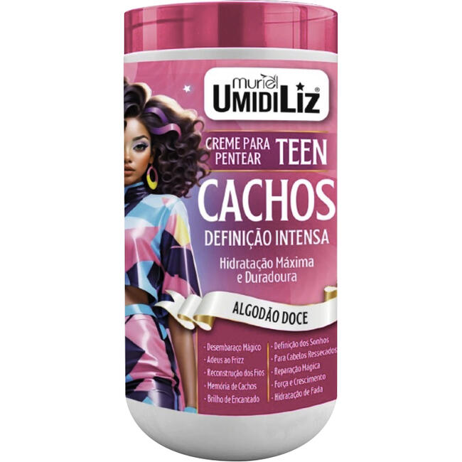 Creme para Pentear Teen Muriel Cachos Algodão Doce 925g