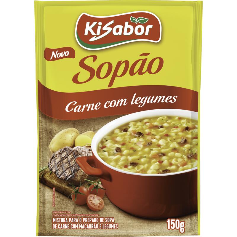 Sopão Kisabor Carne com Legumes 150g