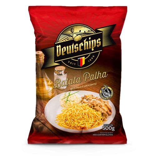 Batata Palha Deutschips Tradicional 500g