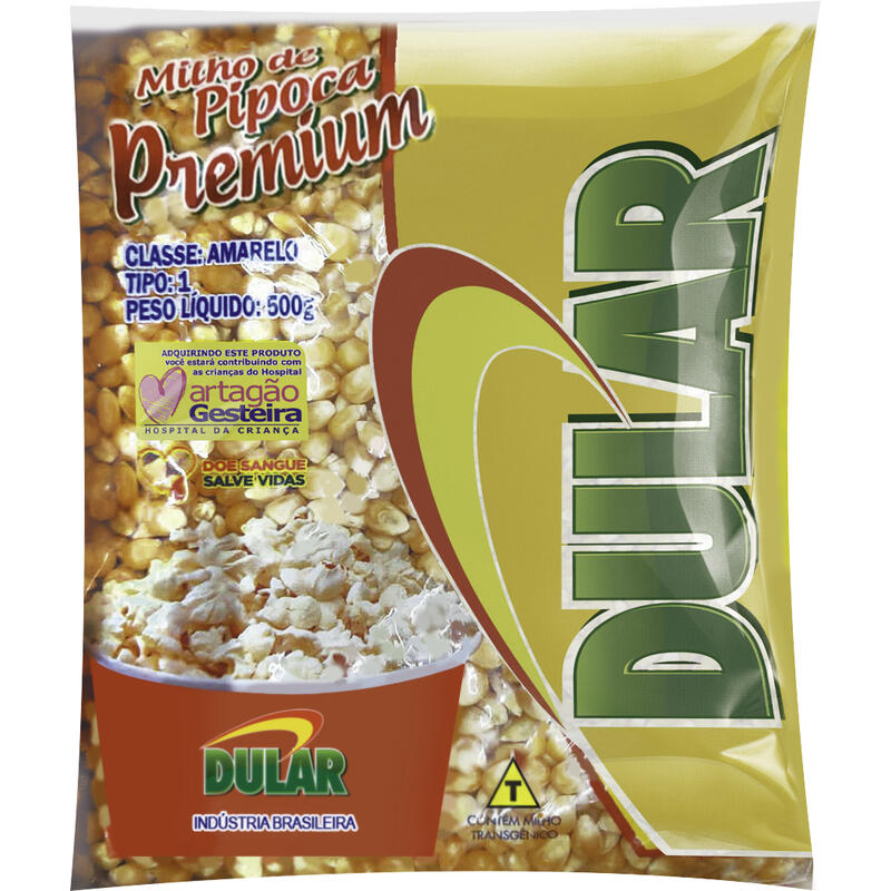 Milho de Pipoca Dular 500g