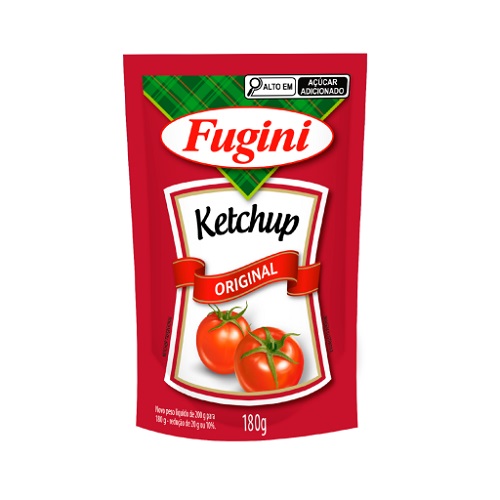 Ketchup Fugini Tradicional S/ Bico 180g