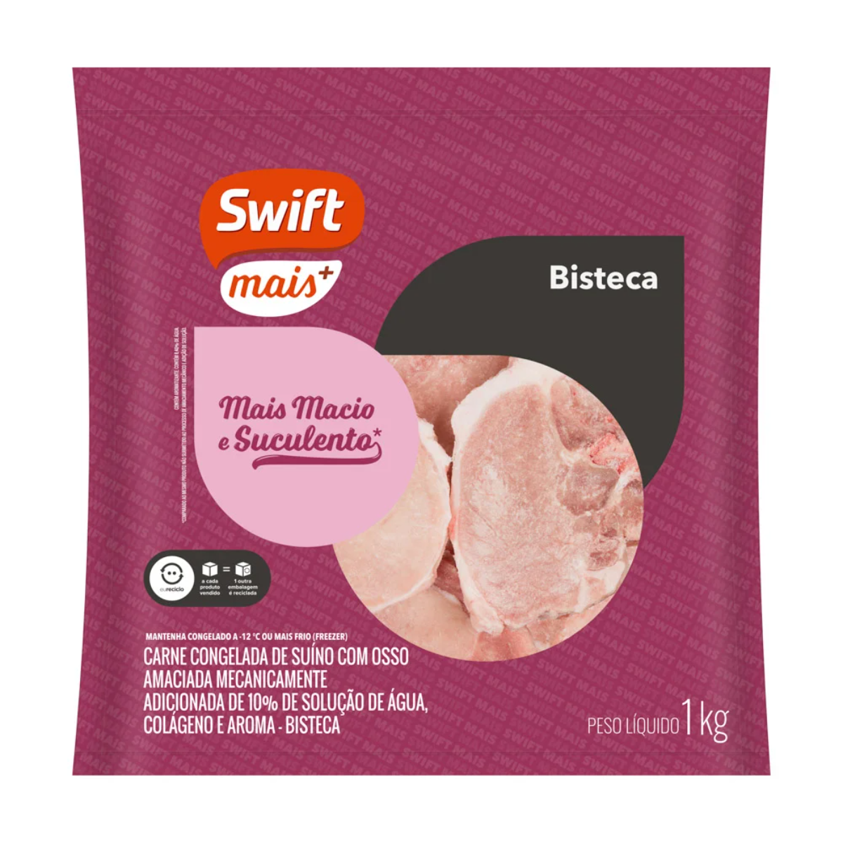 Bisteca Suina Congelado SWIFT 1KG