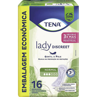 Absorvente Lady Discreet Tena Normal 16 un