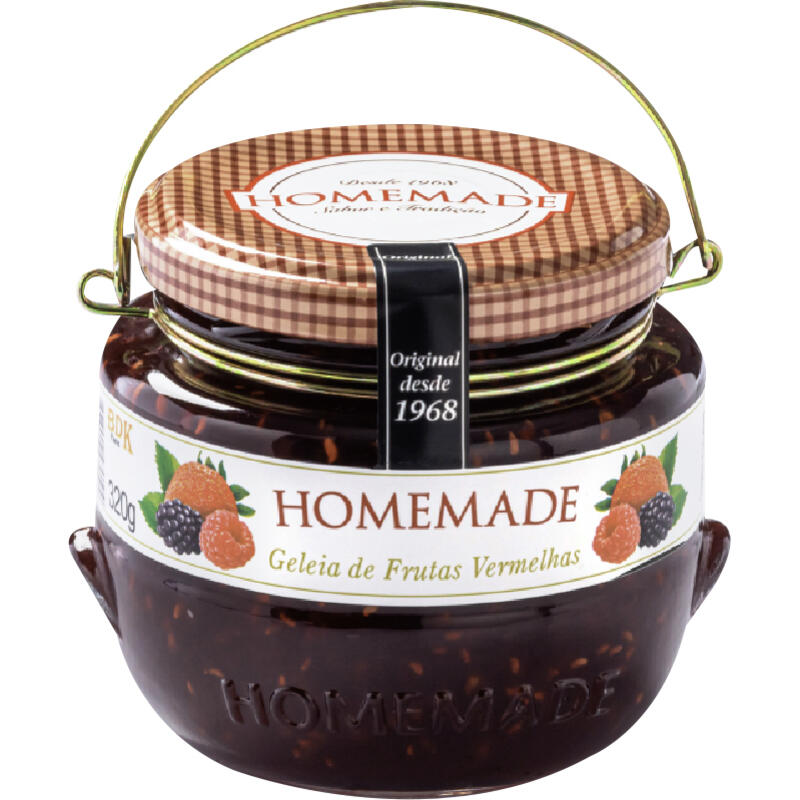 Geleia Homemade Premium Frutas Vermelhas 320g