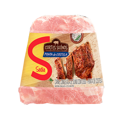 Ponta De Costela Suina Sadia 500g
