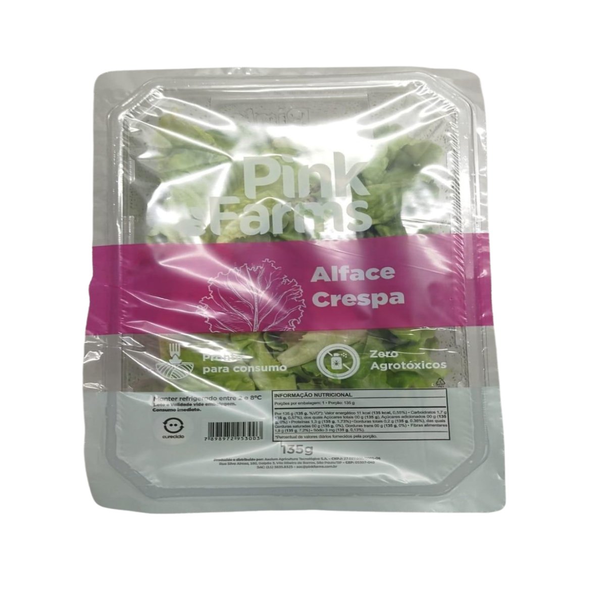 Alface Crespa Higienizada 135g