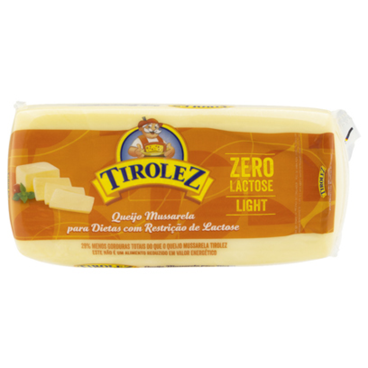 Queijo Mussarela Light Zero Lactose Tirolez 200g