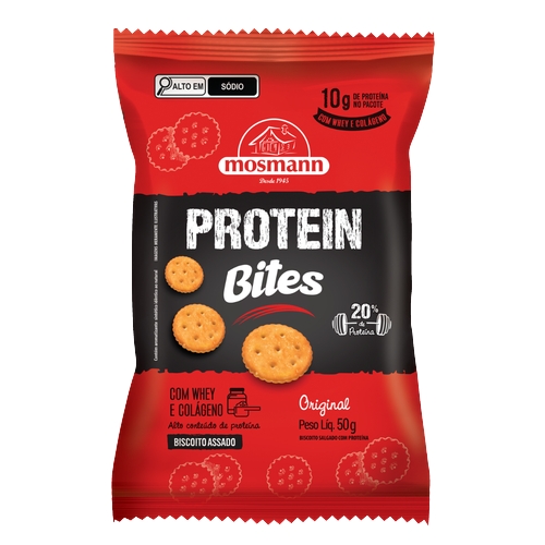 Biscoito Mosmann Protein Bites Original 50g