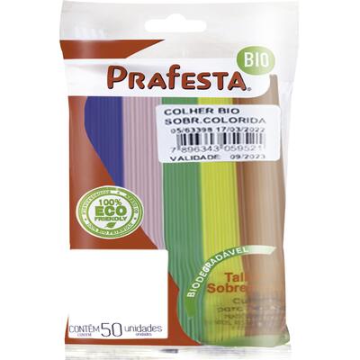 Colher Sobremesa Biodegradável Prafesta Ref.5952 50 un