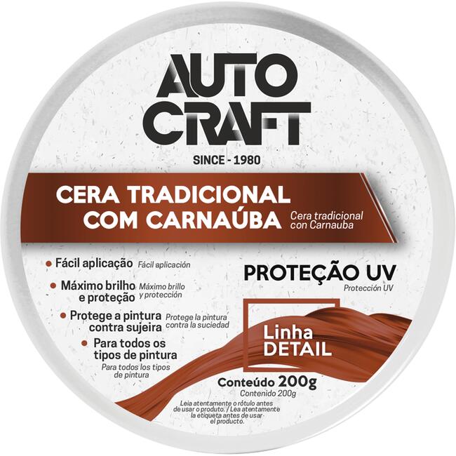 Cera Automotiva Proauto Autocraft 200g