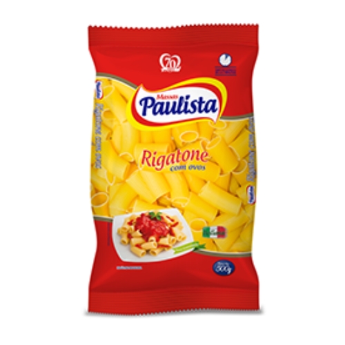 Macarrão Com Ovos Rigatone Paulista
