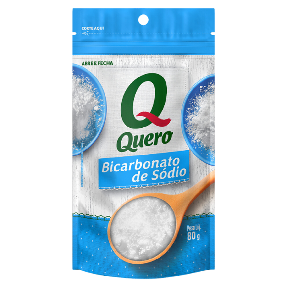 Bicarbonato de Sódio Quero Pouch 80g