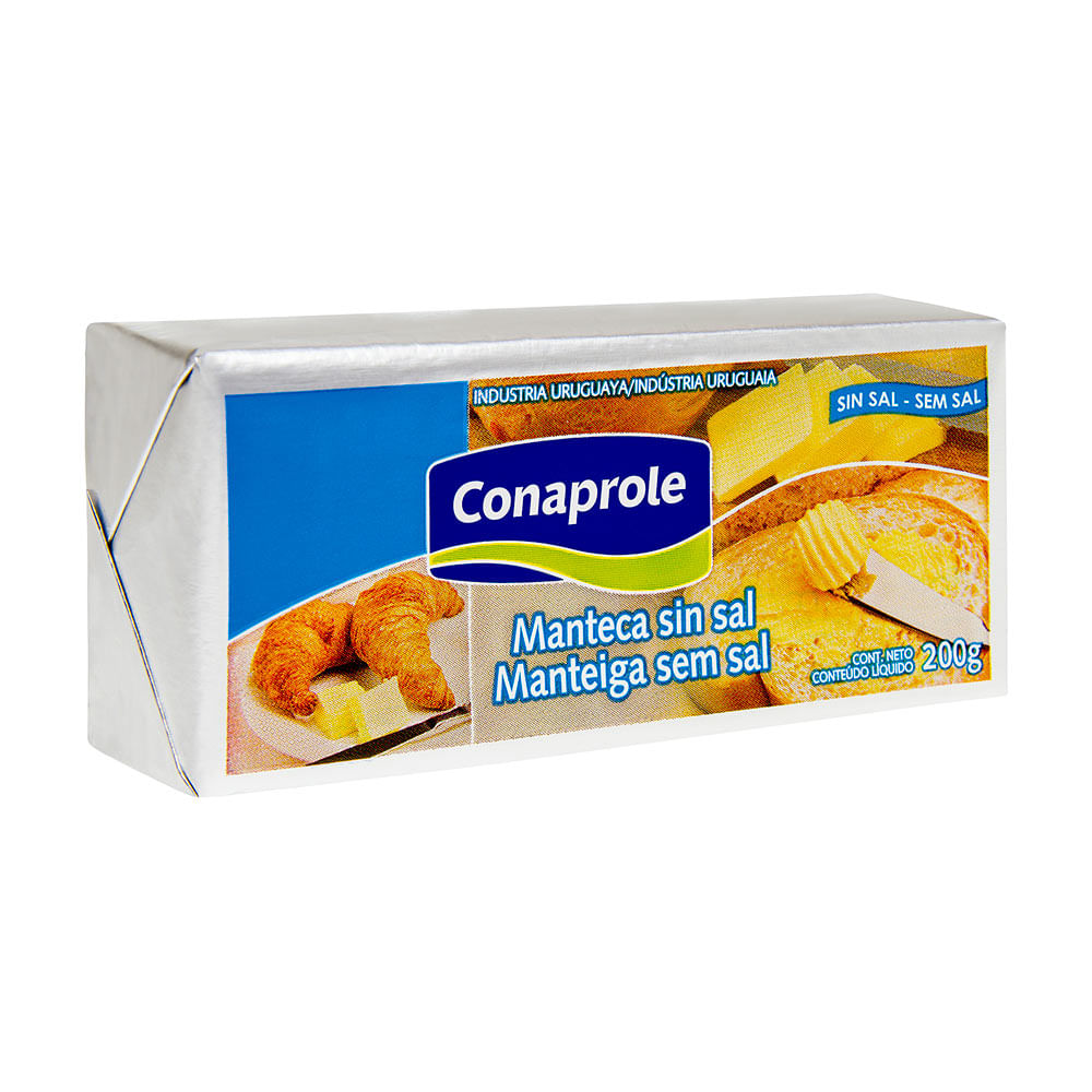 Manteiga Extra sem Sal Conaprole 200g